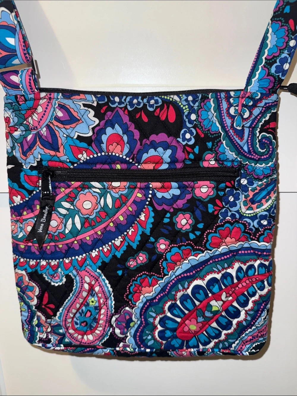 Vera Bradley Haymarket Paisley Hipster Crossbody Like New Condition
